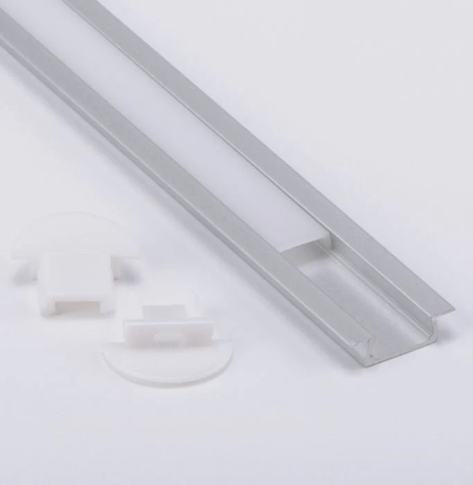 Alu2206 Square LED Aluminum Profile for Ceiling Project with Flange