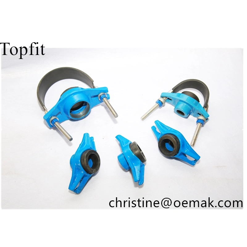 Ductile Iron Quick Flange Adaptor for PVC Pipe