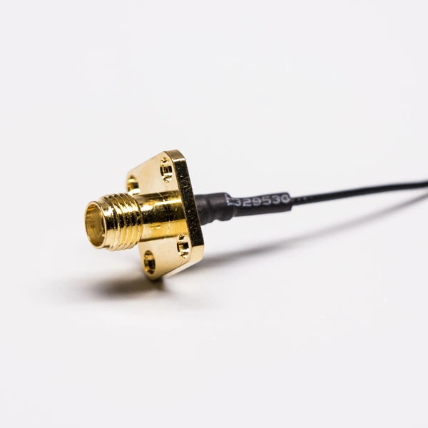 SMA Female Connector Flange Type to Ipex with 0.81/1.31/1.34 RF Coaxial Cable Assembly