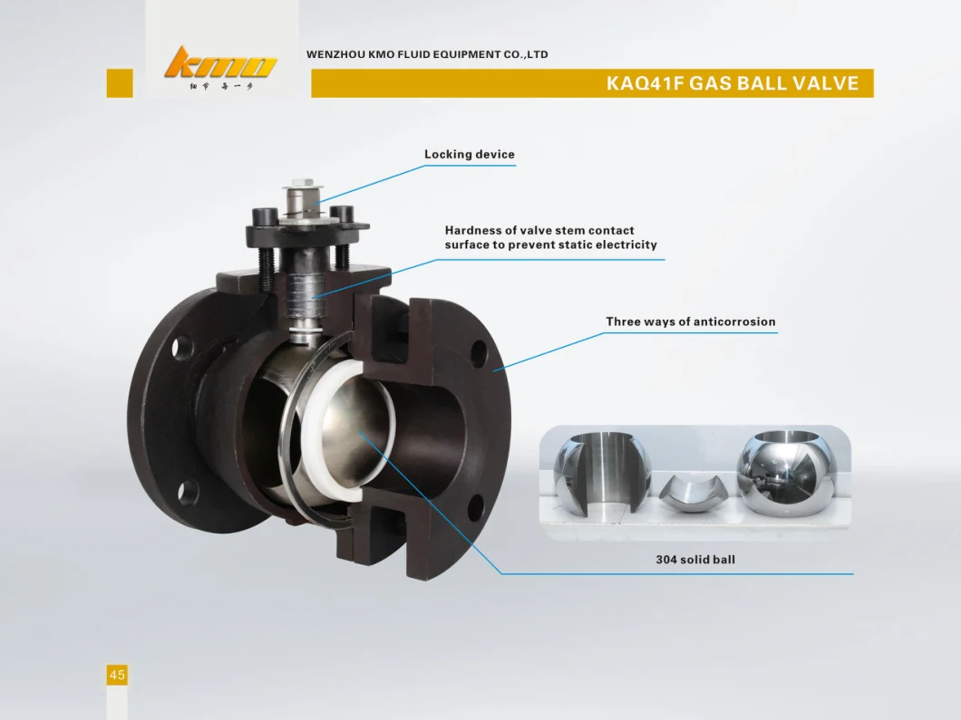 DN15 API Stainless Steel Flange Fuel Gas Solid Ball Valve