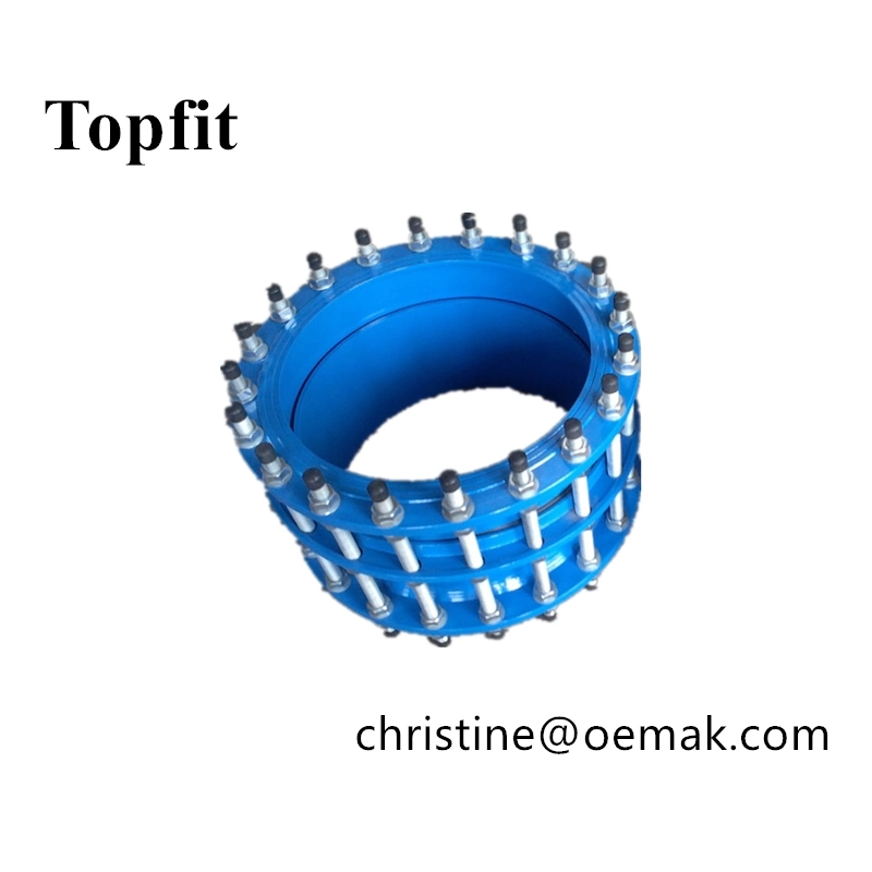 Ductile Iron Quick Flange Adaptor for PVC Pipe