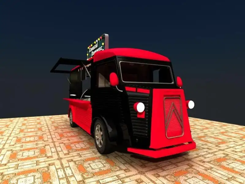 Mobile Coffer Trailer Food Cart