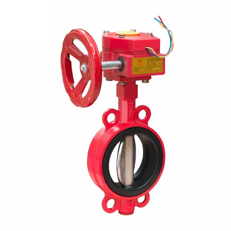 Quick Starting Dn100 Dn150 Flange Groove Wafer Butterfly Valve with Price
