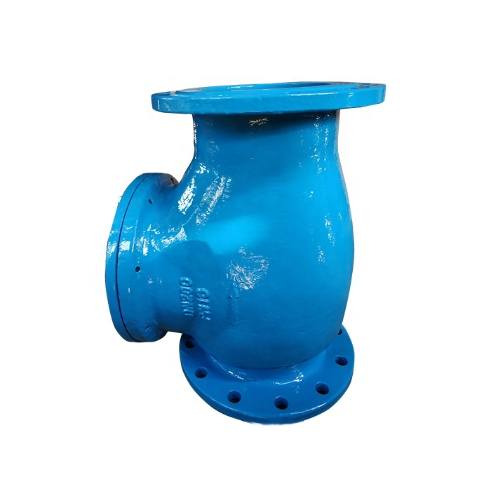 Ductile Cast Iron Dn250 Pn16 Double Flanged Ball Check Valve for Drinking Water