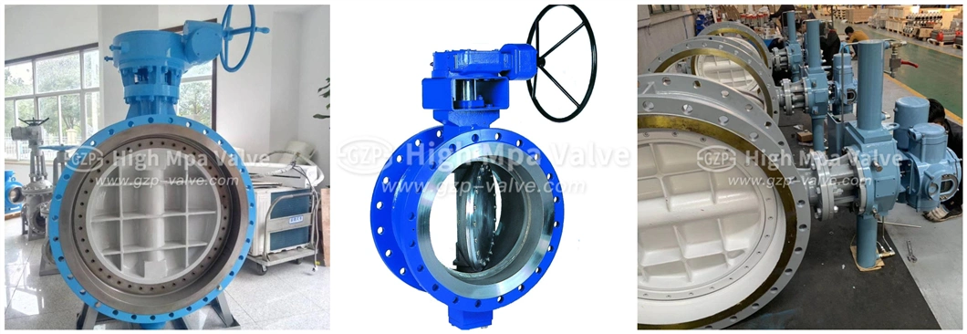 High Perfomance Wcb/CF8/CF8m Triple Offset Flange Butterfly Valve with Worm Gear Pneumatic Hydraulic Motorized