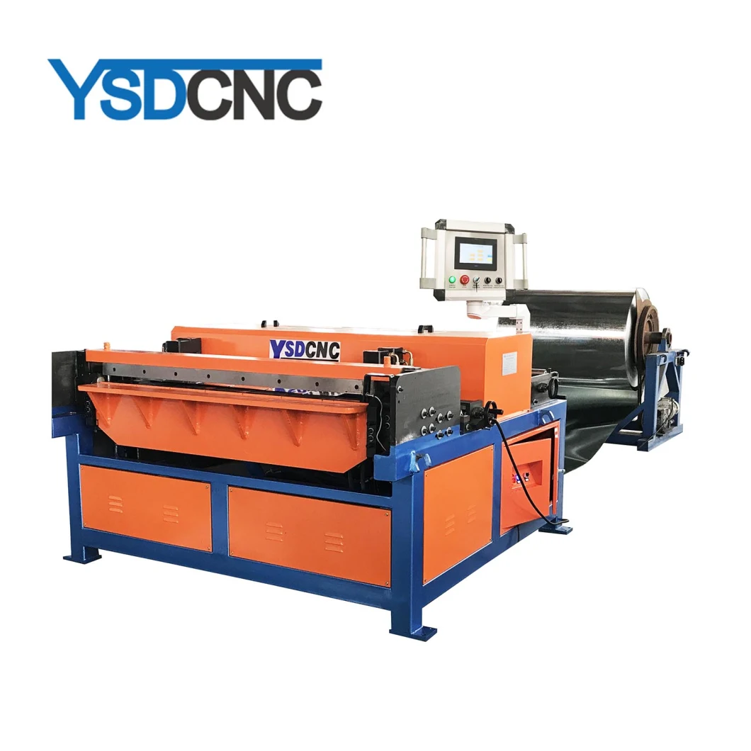Ysdcnc Auto Duct Line III HAVC Duct Making Machine with Bending Notching Beading Leveling Function