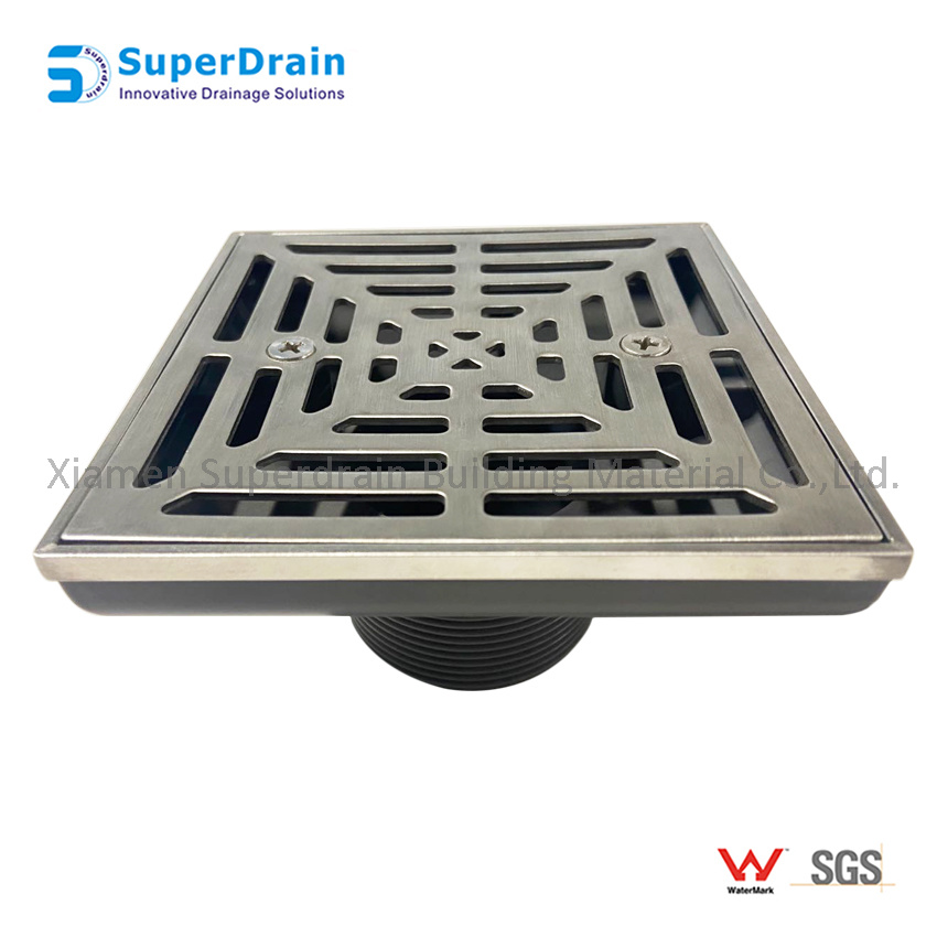 Stainless Steel Grating with Plastic Flange Base