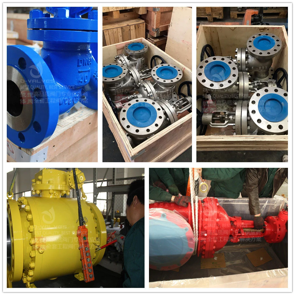 3PC/2PC Flange Stainless Steel or Cast Steel Trunnion Mounted Fixed or Floating Ball Valve