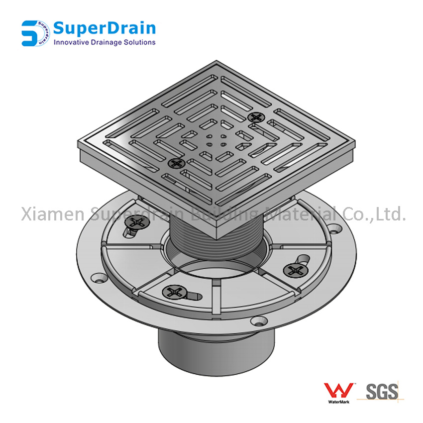 Stainless Steel Grating with Plastic Flange Base