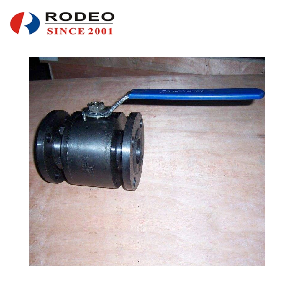 DN50-DN300 150#300# 2PC Forged Steel Floating Flange Ball Valve