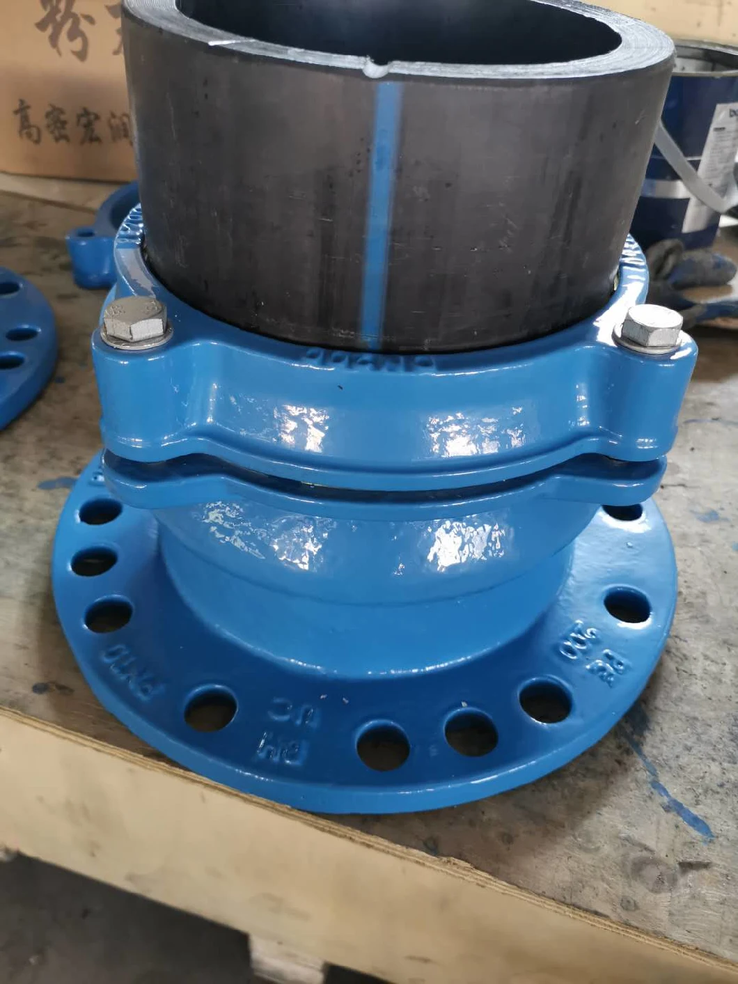 Ductile Iron Pipe Fittings Restrained Flange with En545 En598
