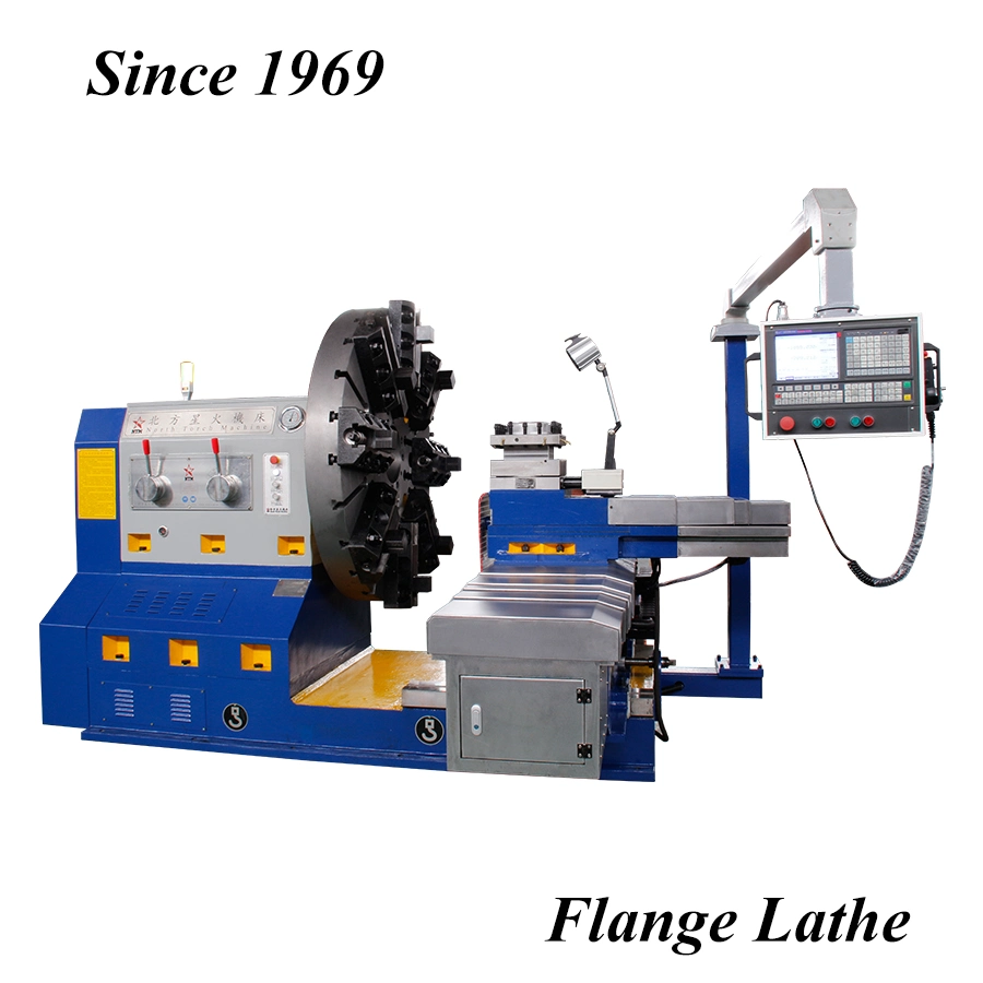 Conventional Horizontal Lathe for Turning Oil and Gas Flange (CK61200)