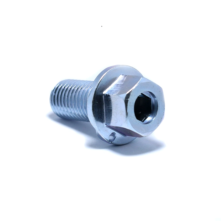 China Supplier Titanium Hex Flange Drilled Racing Bolts for Motorcycle
