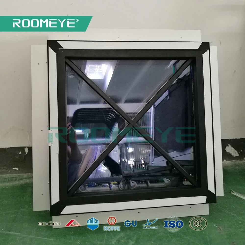 Aluminum Picture Fixed Window with Installation Flange Aluminum Angle for Wood Construction