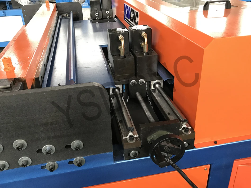 Ysdcnc Auto Duct Line III HAVC Duct Making Machine with Bending Notching Beading Leveling Function