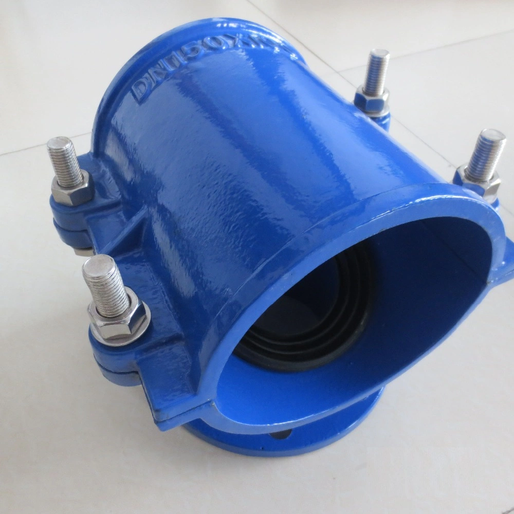 Hot Sale Ductile Iron Saddle Clamp with Flange Outlet