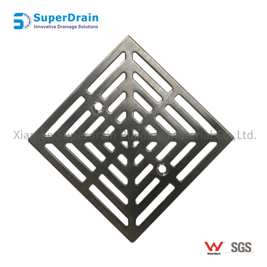 Stainless Steel 304 Floor Drain with Floor Flange Base