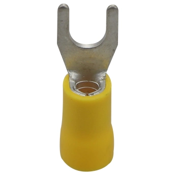 Longyi Insulated Copper Flange Spade Terminal Connector Fork Terminal