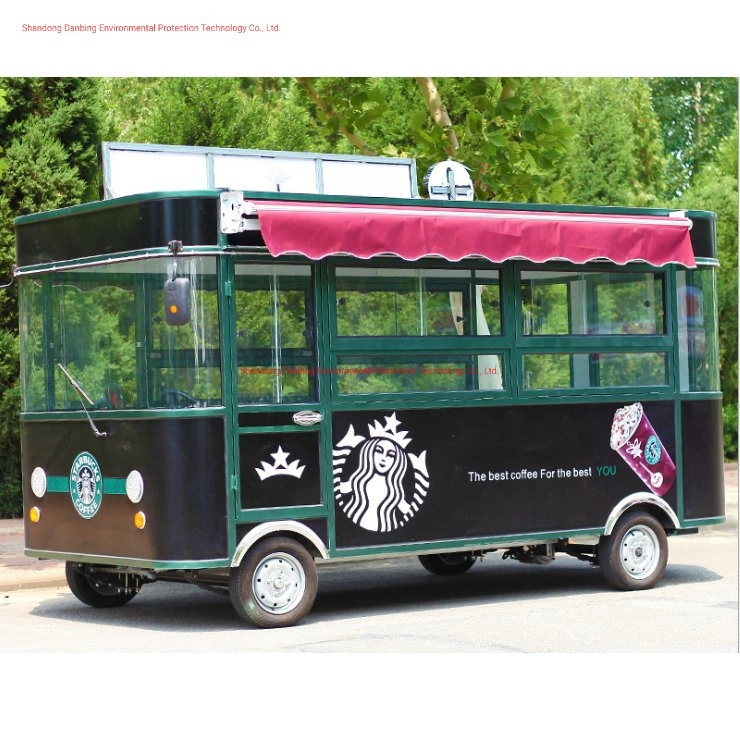 Mobile Street Coffee Hamburger Vending Food Trailer Truck