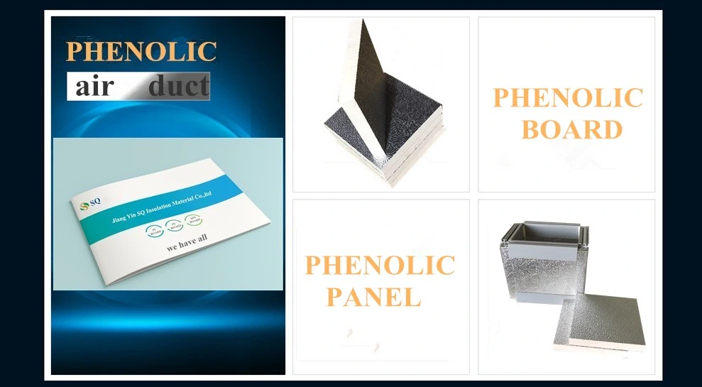 Phenolic Foam Pre-Insulated Duct Panel Air Duct Panel