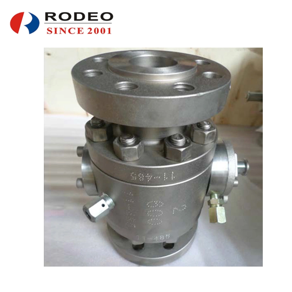 High Quality API ASME DIN GOST DN15-DN900 Class150-2500 3PC Forged Steel Floating Flange Worm Gear Lever Manual Ball Valve