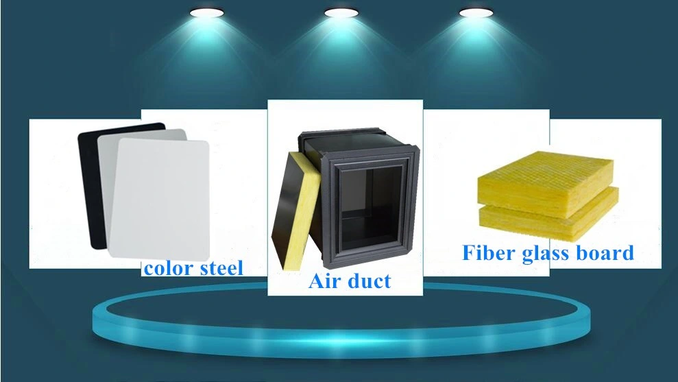 Colored Steel Fiber Glass Duct Board for Air Duct
