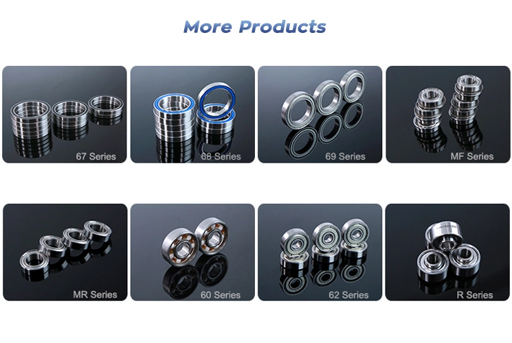China Bearing Supplier Miniature Ball Bearings F6700 Size 10*15*3 mm Bearing Flange