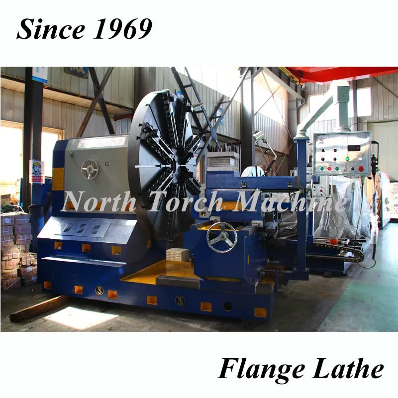CE Certificate Professional Large Facing Lathe Machine for Flange, Tyre Mold, Pipe Fittings