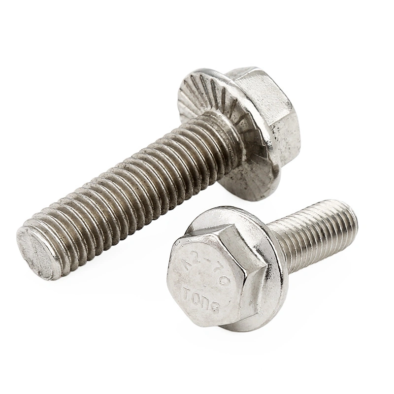 Alibaba China Supplier Stainless Steel Flange Hex Head Bolt