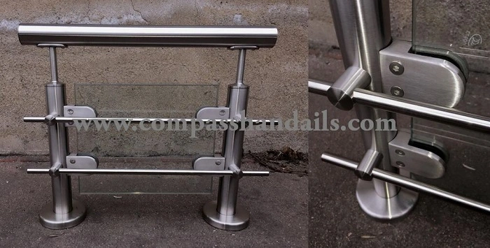 DIY Stainless Steel Handrail for Balcony/Glass Balustrade/Handrail Fittings