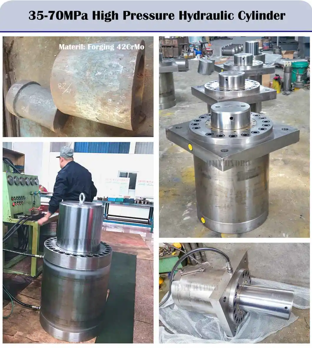 High Pressure Hydraulic Press Cylinder Front Flange for Press Machine