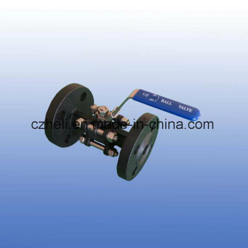 Ss/Wcb Stainless Steel 2PC Flange Ball Valve