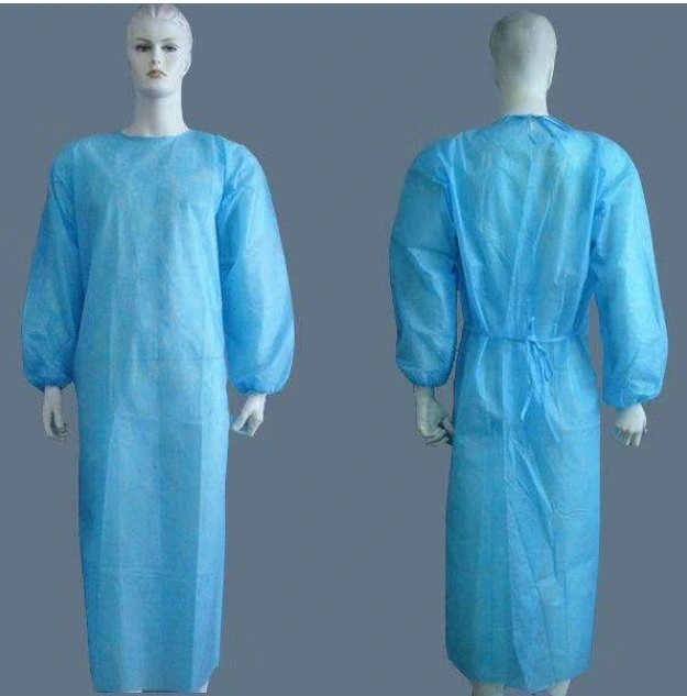 Disposable Isolation Gowns PP Non-Woven Fabric Breathable Clean Non-Woven Fabric Isolation Clothing