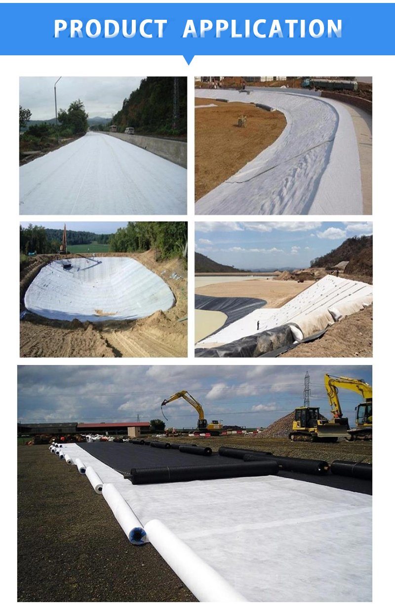 Polypropylene Nonwoven Fabric Reinforcement Composite Geotextile with High Quality Ang Good Price