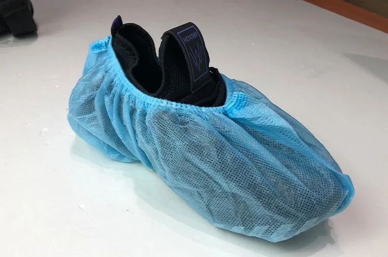Factory Direct Spot Disposable Non-Woven Shoe Cover Dust-Proof Wear-Resistant Breathable Anti-Skid Foot Cover Non-Woven Shoe Cover