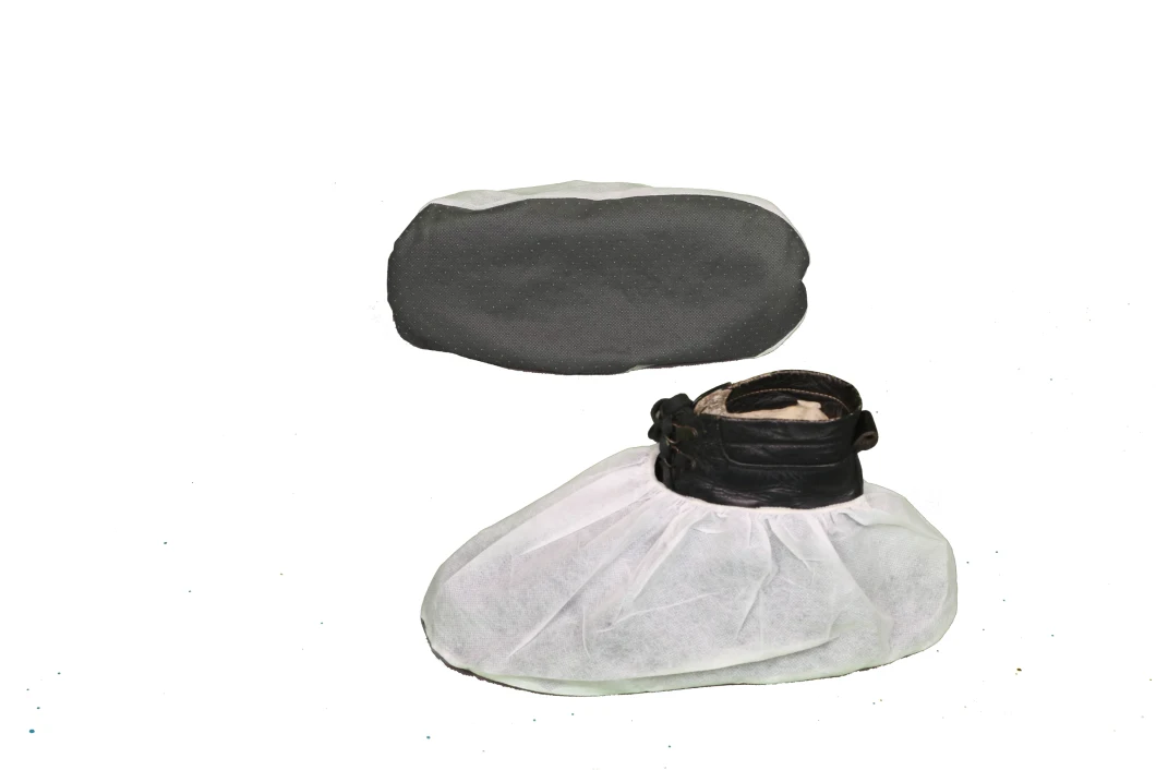 Disposable Nonwoven PP+PE Medical Foot Cover/Shoe Cover/Boot Cover with/Without Tape