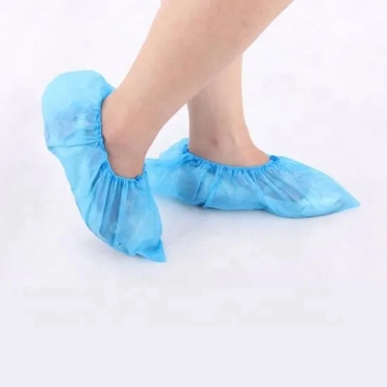 Disposable PP/Polypropylene Non-Woven Non-Skid / Non-Slip Shoe Cover,