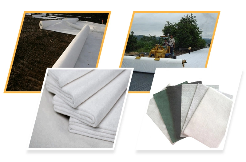 PP Non Woven Mat Fabric Geotextile Roll