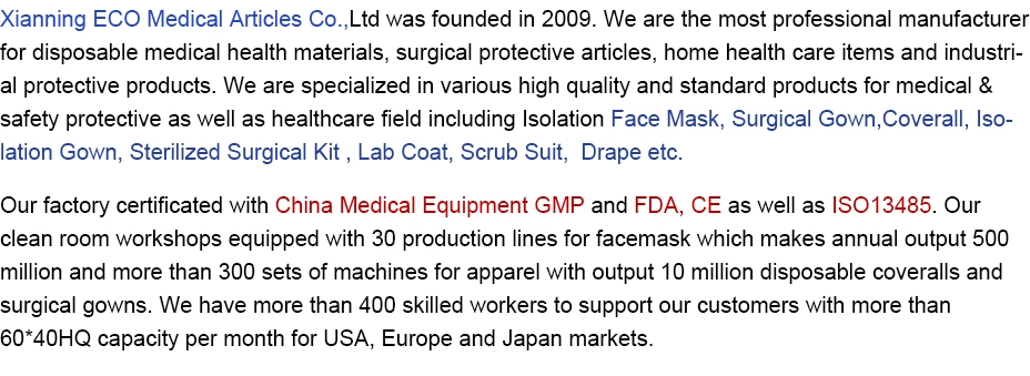Disposable Nonwoven Surgical Facemask/Medical Nonwoven Face Masks