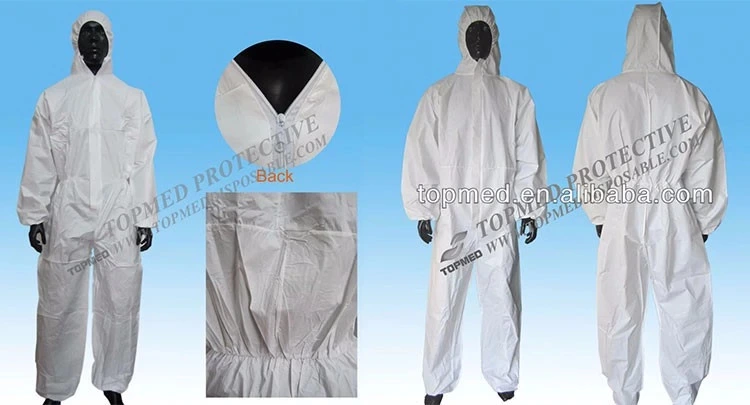 Medical Disposable Nonwoven PP Coveralls, Nonwoven Protection Suits