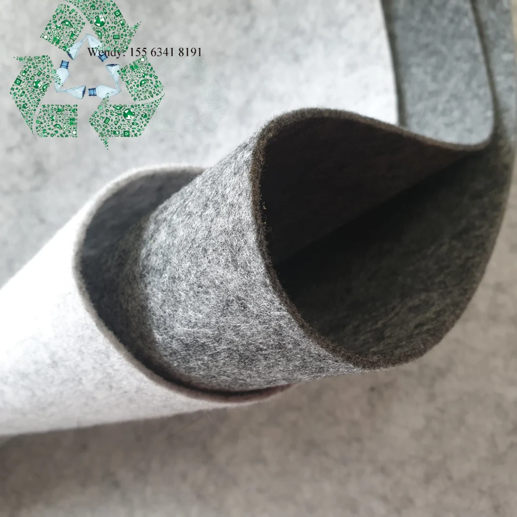 Recycled Polyester Felt Waterproof Nonwoven Fabric for Flooring with Grs Certificate