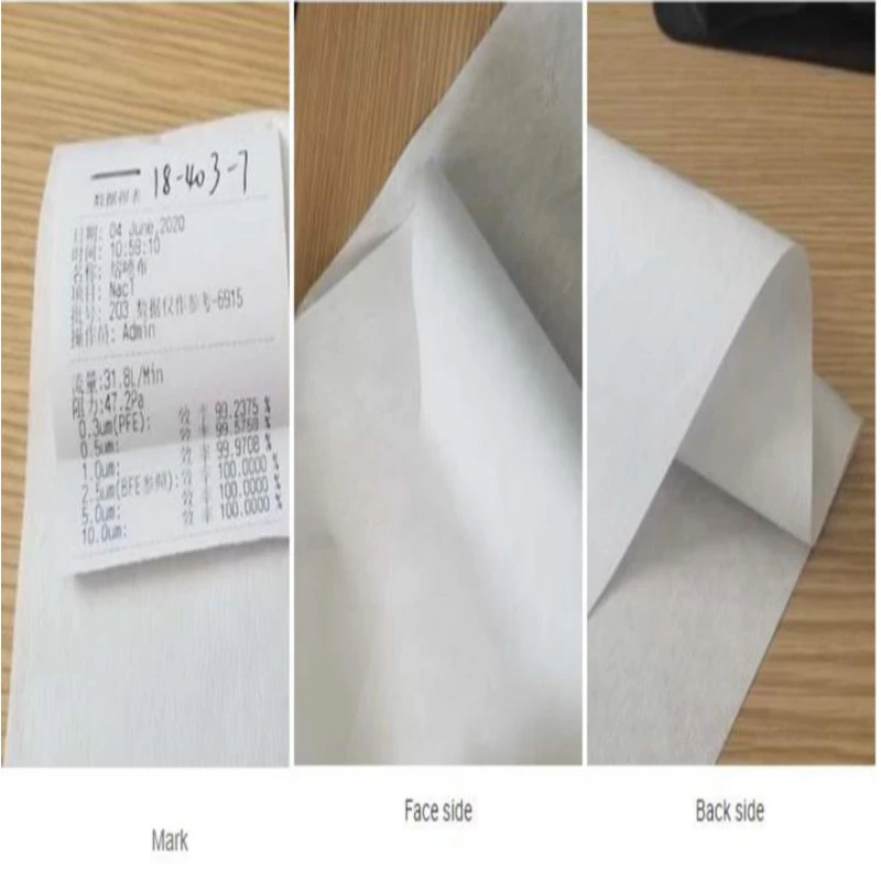 Bfe99 Antibacterial Melt-Blown Nonwoven Fabric for Surgical Face Mask