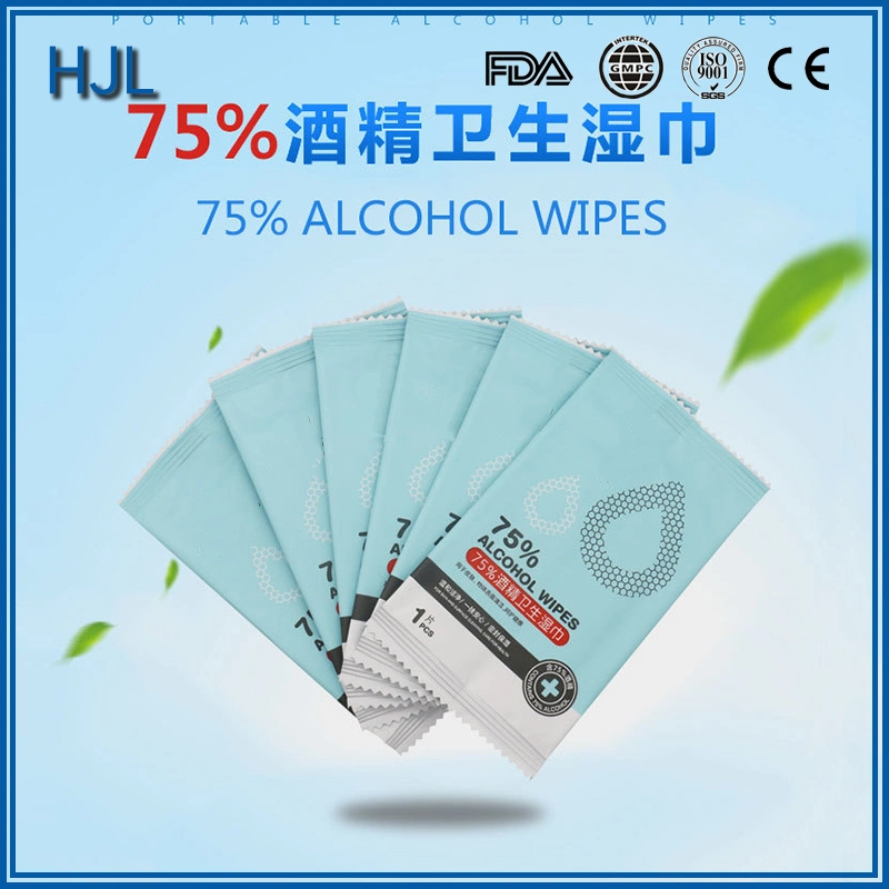 Antibacterial Biodegradable Flushable Nonwoven Fabric Cleaning Wet Wipes