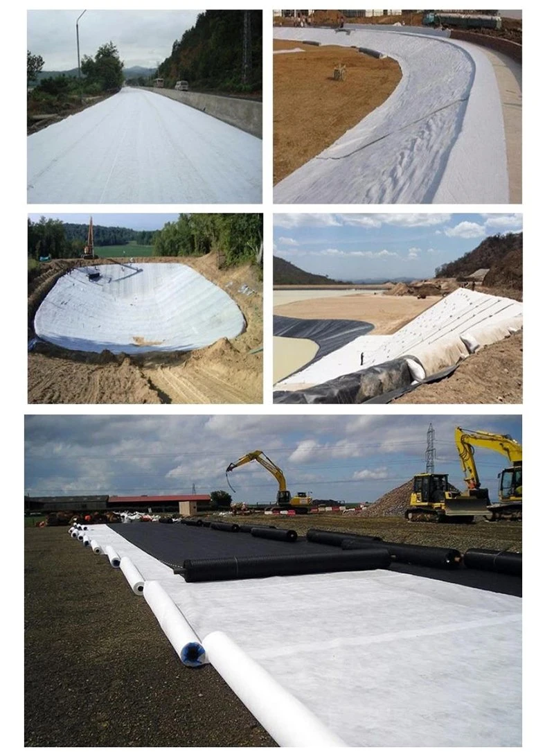 100200GSM 500g M2 Polypropylene Nonwoven Fabric Factory Geotextile Price