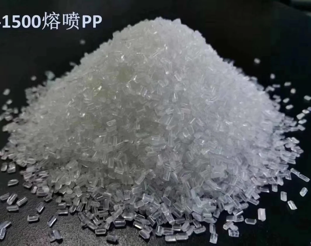 PP Polypropylene Raw Material PP Resin for Meltblown Fabric Nonwoven Cloth Factory Direct PP-1500