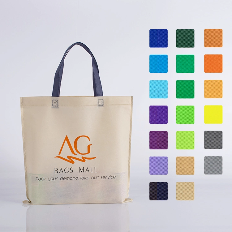 Custom Promotional PP Non Woven Fabric Garment Cloth Shoe Pillow Tote Wine Shopping Bag