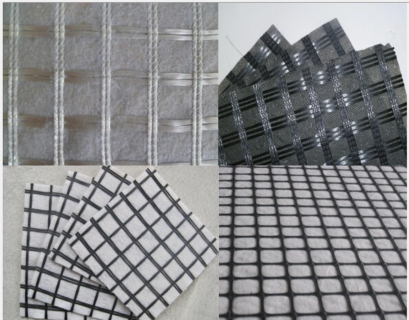 PP Nonwoven Spunbond Geotextile Composite Glass Fiber Polyester Geogrid