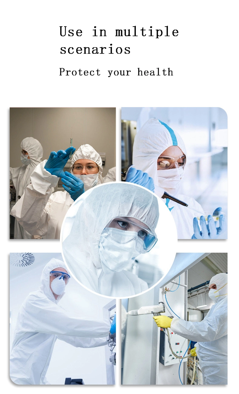Protective Clothing SMS Non-Woven Fabrics Disposable Isolation Gown SMS Nonwoven Material