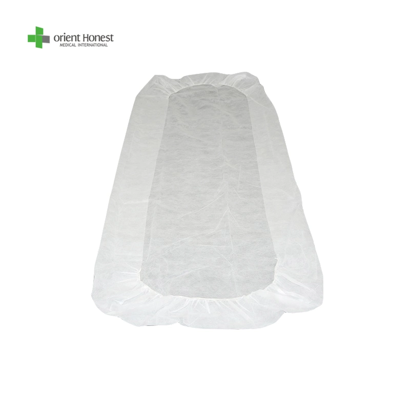 Disposable Medical Bed Cover Disposable Nonwoven PE /SMS Bed Cover with Elastic Wholsale Direct Manufacturer