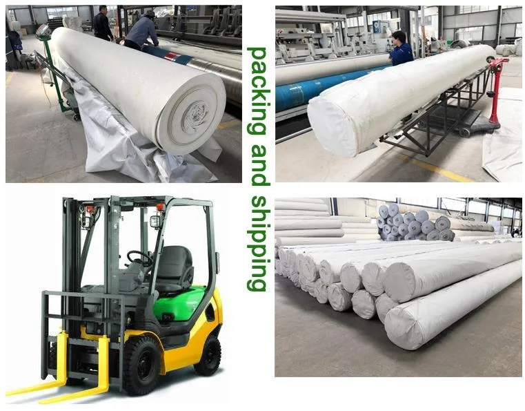 600GM2 Nonwoven Polypropylene Geotextile Fabric Price of Production Line in China